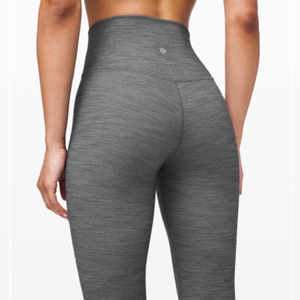 lululemon athletica High-Rise Heathered Gray Leggings